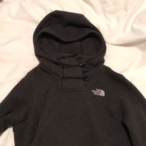 The North Face hooded sweatshirt